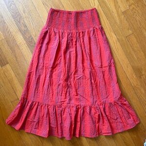 Plaid Peasant Skirt - Universal thread size XS